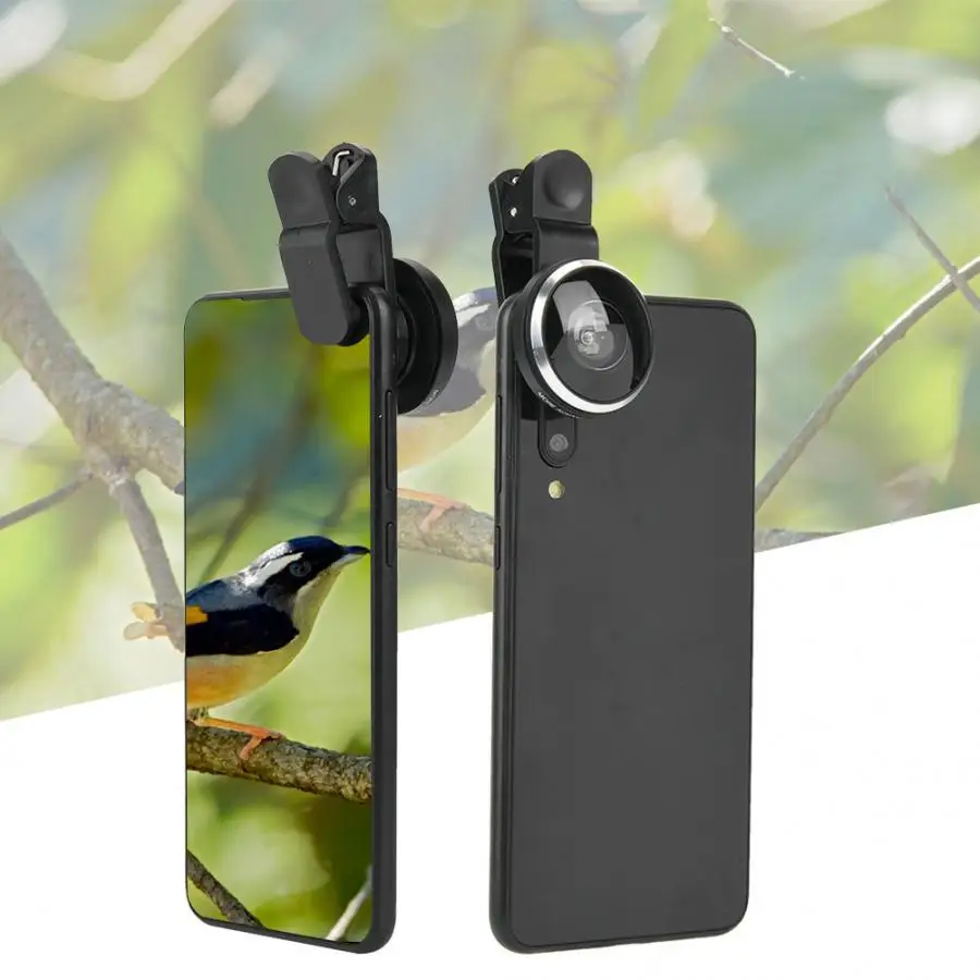 mobile phone lens 19X Macro Portable Camera Lens, Fish Eye Lens 235 Super HD with universal clip for smartphone tablet