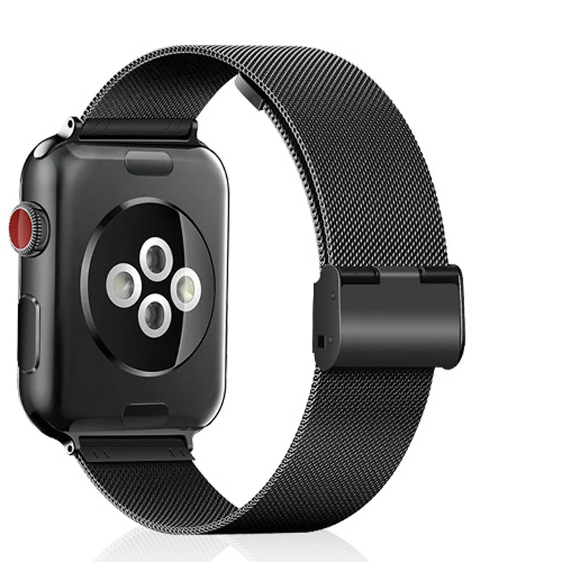 Ремешок из нержавеющей стали для Apple Watch Band 38/40 42/44 Milanes металлический ремешок Iwatch