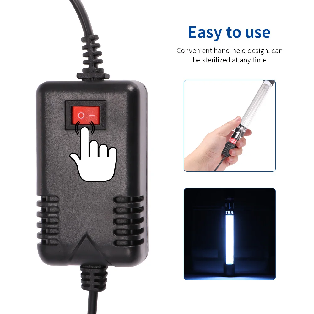 Портативный UV C Ультрафиолетовый Стерилизатор лампы ручной стерилизации