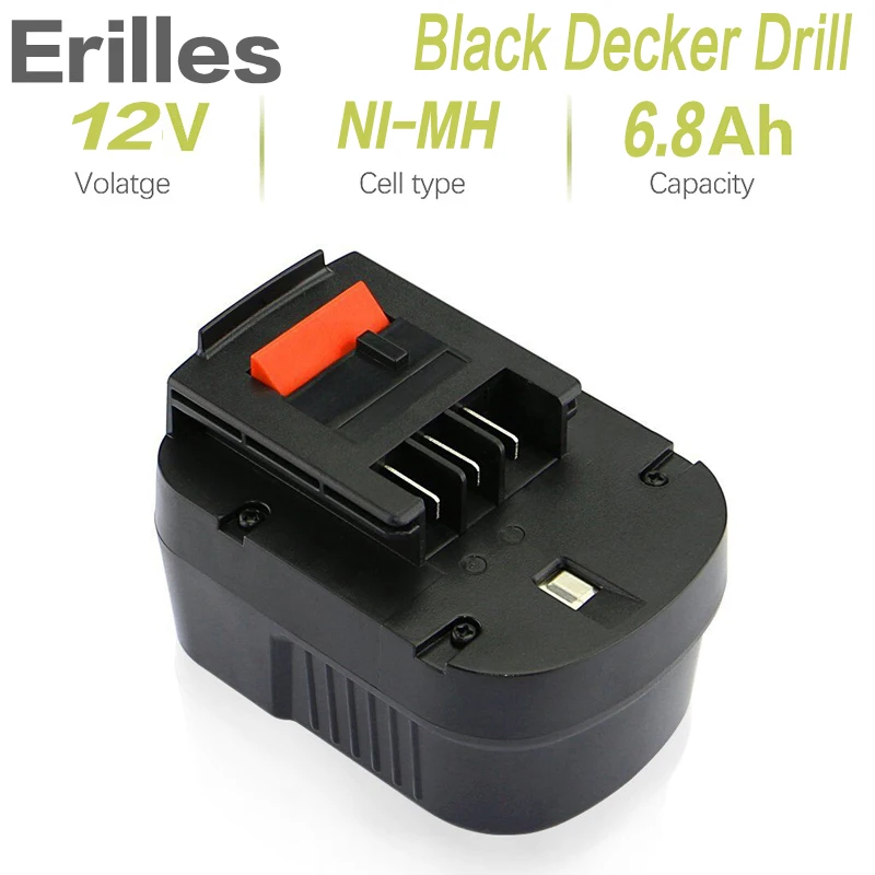 Аккумуляторная батарея для инструментов forBlack & Decker A12 A12EX FSB12 FS120B A1712 HP12K HP12 сменный