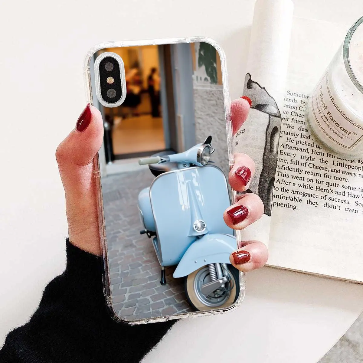 Любимый силиконовый чехол для телефона синий Vespa Samsung Galaxy A3 A5 A7 A9 A8 Star Lite A6 Plus 2018 2015