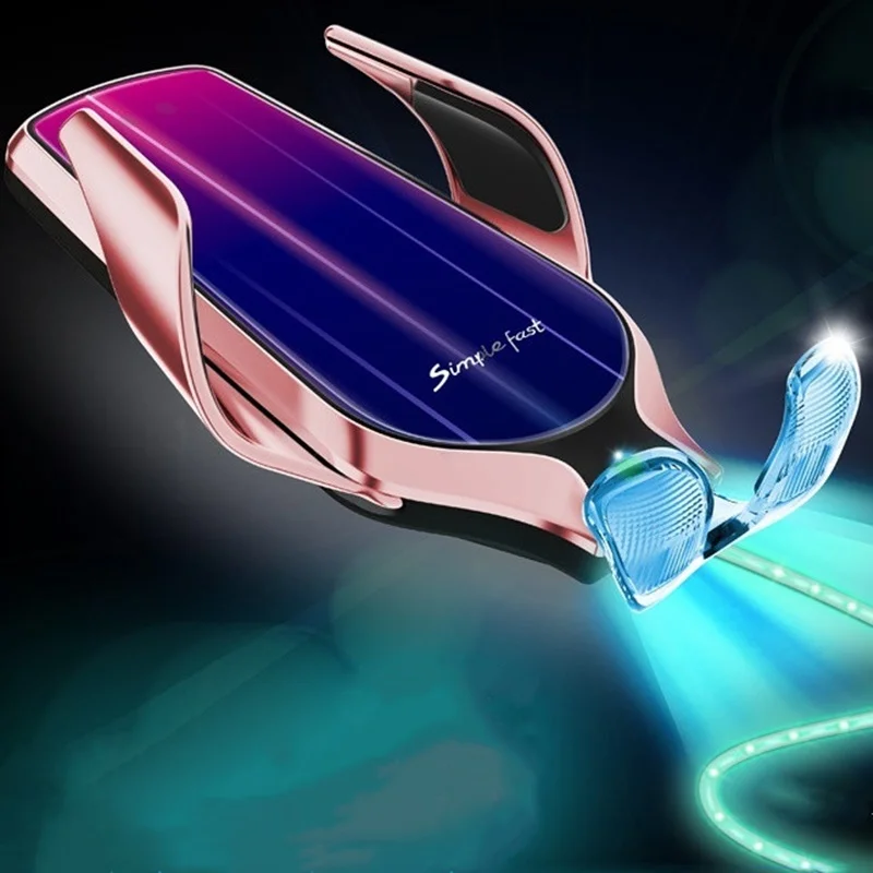 Tongdaytech 10 Вт Qi автомобильное беспроводное зарядное устройство для iPhone X 8 XS 11 Pro Max автомобильный держатель для телефона Быстрое беспроводное зарядное устройство для samsung S10 Plus
