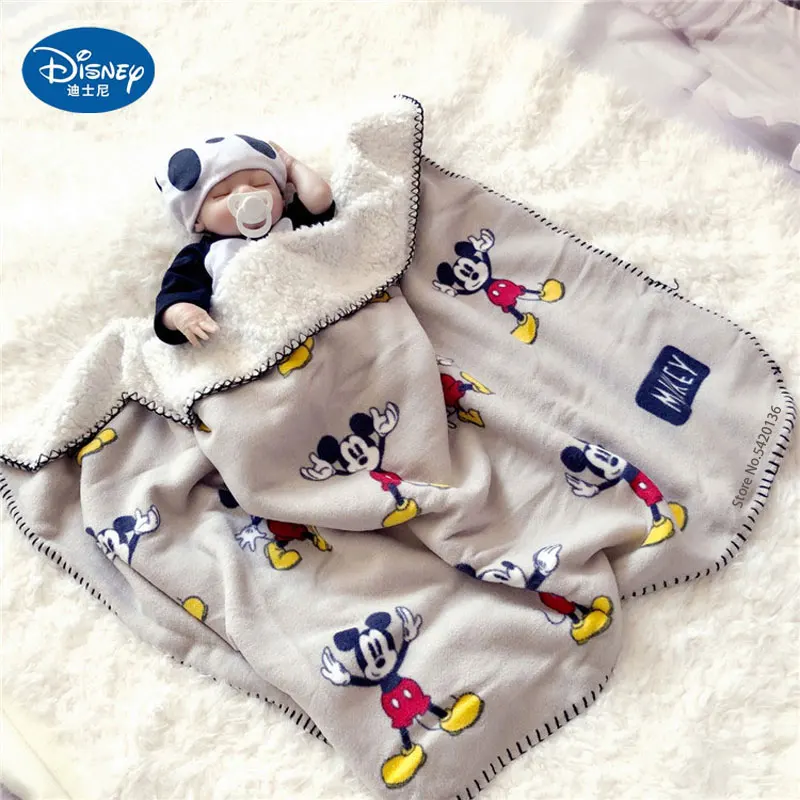 Disney мультфильм Микки Маус всесезонное утепленное супер мягкое флисовое детское