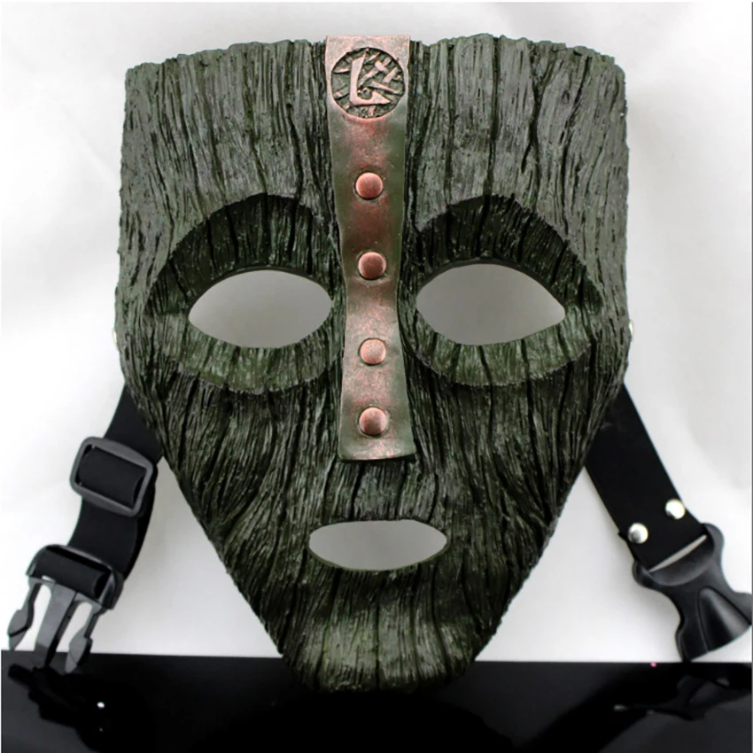Son of the Mask 2 Loki Cosplay Anime Carnival Party Half Face Children Adults Kids Halloween Prop Resin Strange Funny Masks images - 6