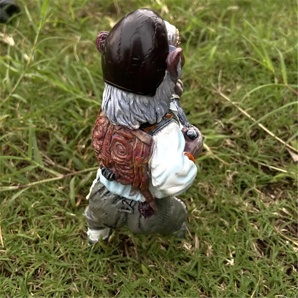 

Decoration Hoggle Garden Statue Yard Art Whimsical Dwarf Resin Sculpture Mazes of Hogg Figurine Garden Ornament #W0