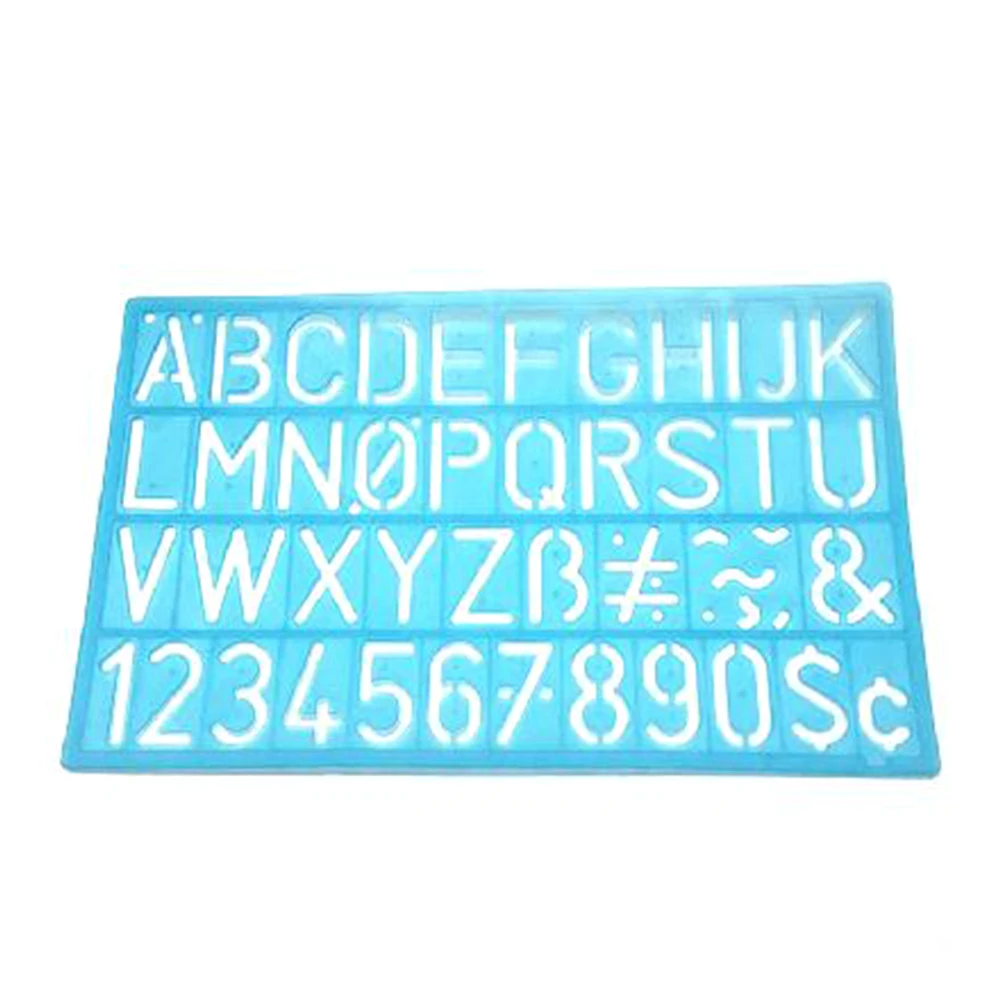 4 шт./компл. ремесло направляющие гибкие рисунок декоративные цифры буквы