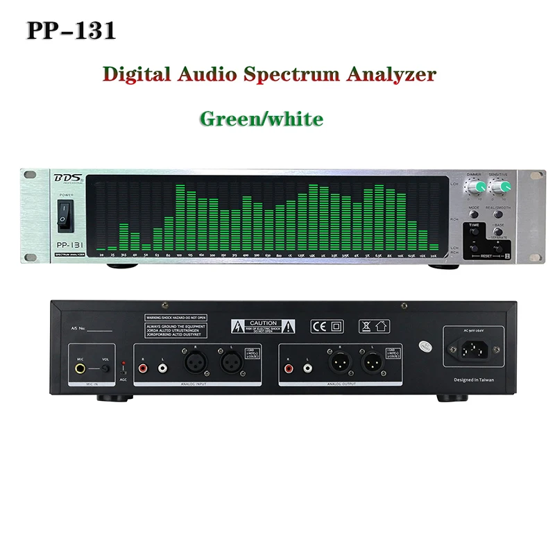 Maxgeek BDS PP 131 анализатор аудиоспектра дисплей спектра VU Meter 31 сегмент с серебряной