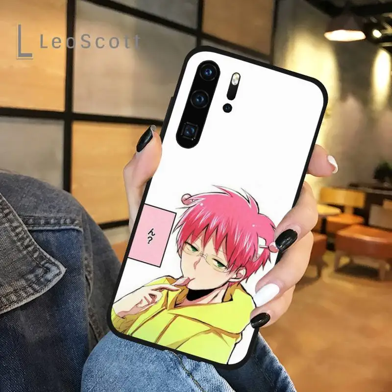 

Saiki Kusuo no Psi Nan Phone Case For Huawei honor Mate P 9 10 20 30 40 Pro 10i 7 8 a x Lite nova 5t