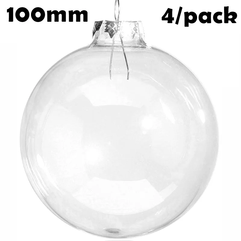 Акция 4 шт./упаковка покрасочное Рождественское украшение сделай сам стеклянный