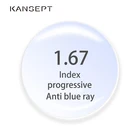Индекс 1,67 прогрессивная защита от синего света компьютерные линзы по рецепту профессиональные линзы антирадиационные оптические линзы