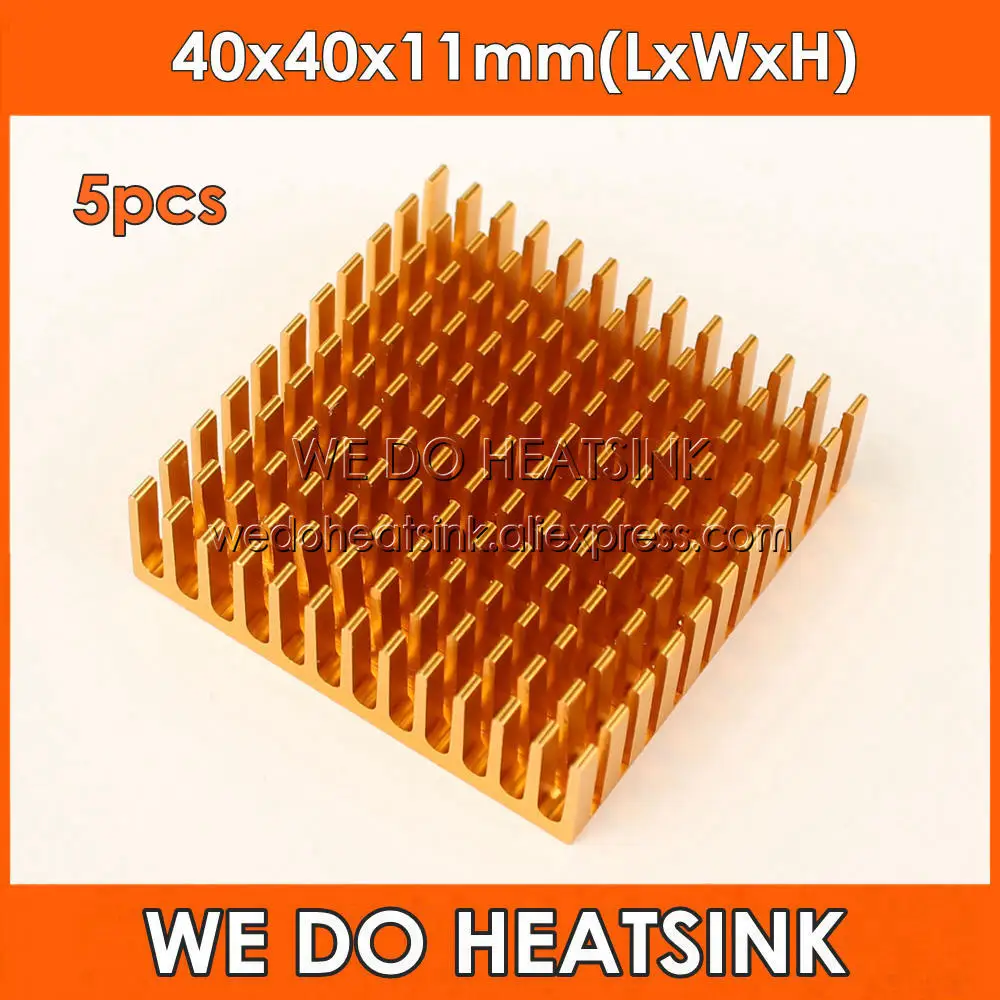 5 шт. алюминиевые радиаторы для процессора 40x40x11 мм|radiator kawasaki|radiator copperradiator tool |