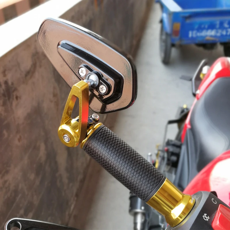 Мотоциклетные аксессуары Задние Зеркала 7/8 дюйма 22 мм для HONDA CBR250R VFR 1200 F ST 1300 Black