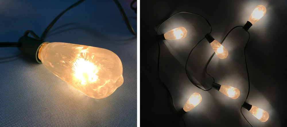 Toprex 3m E17 patio lights garden decor light chain christmas decoration lights indoor new year light home decor