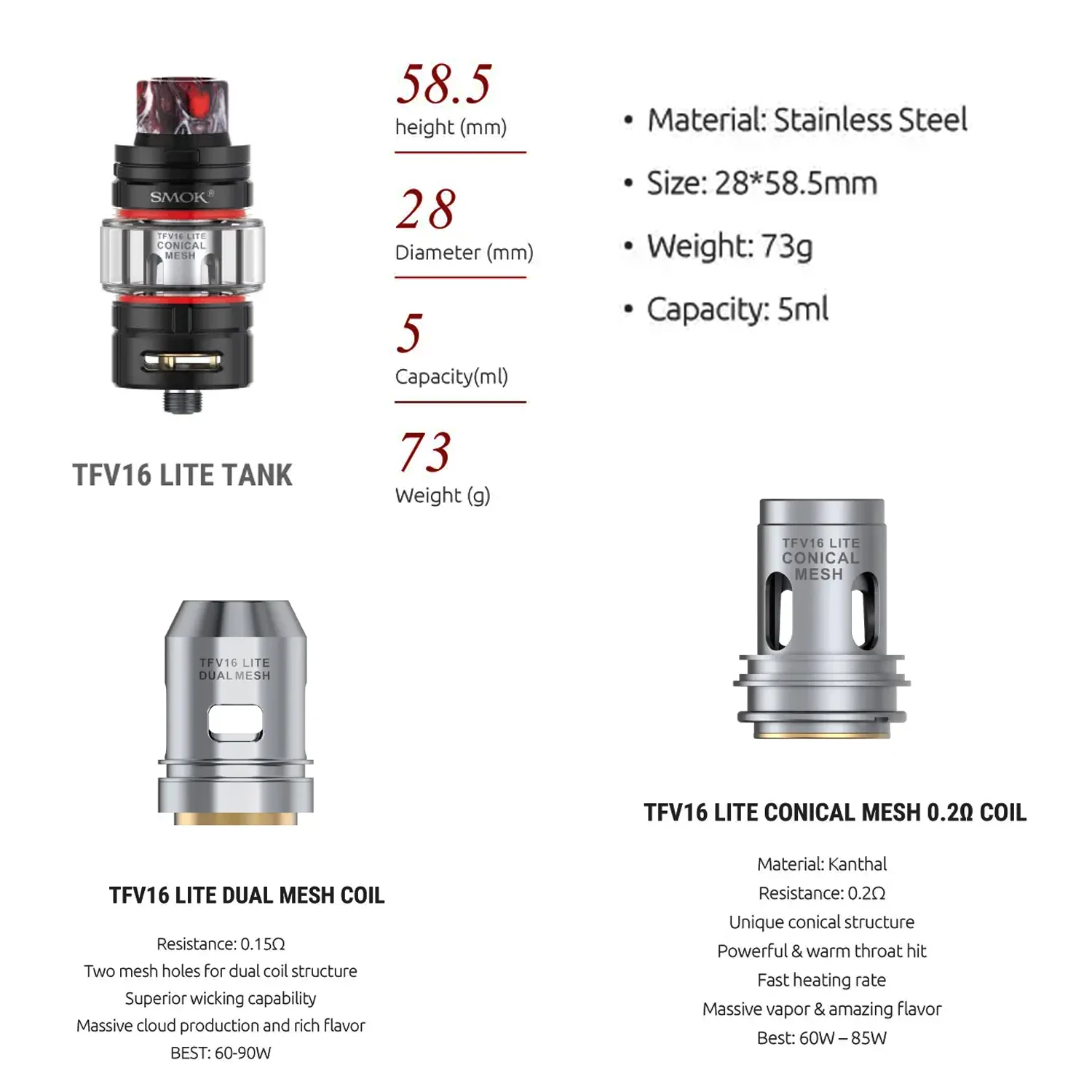 Оригинальный SMOK 230W G-PRIV 3 Vape Mod сенсорный экран 2 4 дюйма бак TFV16 Lite 5 мл электронная