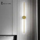 120 см 100 см 80 см бра настенный светильник Barthroom современный светодиодный настенный светильник Гостиная Спальня Коридор Свет Ванная комната зеркальный светильник