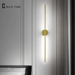 120 см 100 см 80 см бра настенный светильник Barthroom современный светодиодный настенный светильник Гостиная Спальня Коридор Свет Ванная комната зеркальный светильник