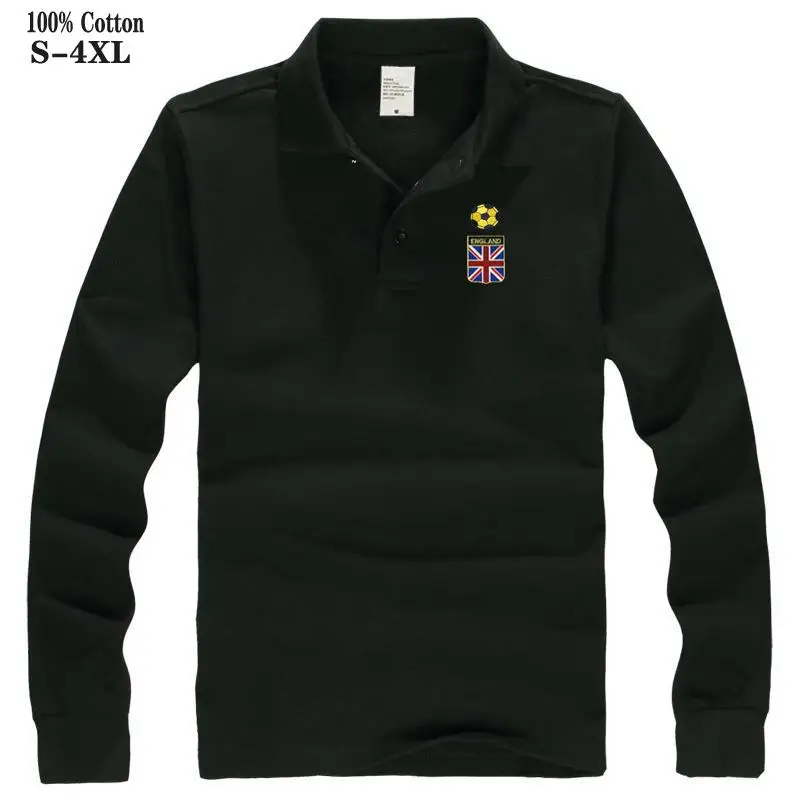 100% хлопок высокое качество весна осень мужские рубашки поло повседневная