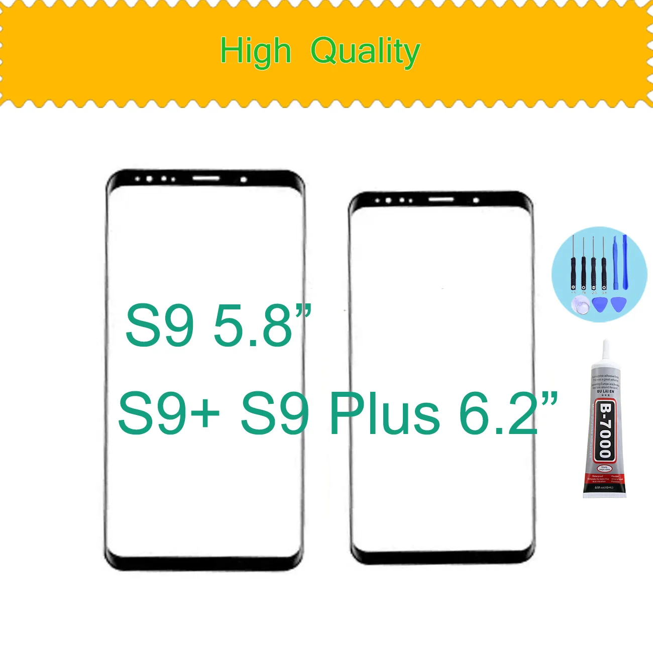 Оригинальный сенсорный экран для Samsung Galaxy S9 G960 + plus G965 передняя панель стеклянная