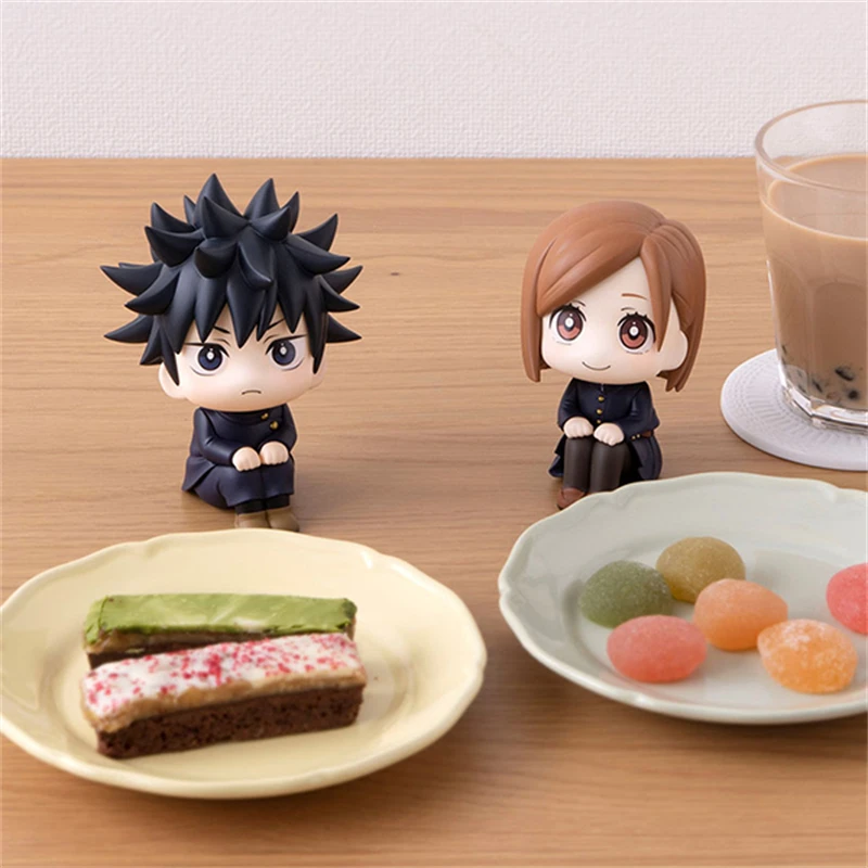 

Anime Jujutsu Kaisen Action Figure Cute Gojo Satoru Itadori Yuji PVC Figurine Gift Toy Cosplay Prop