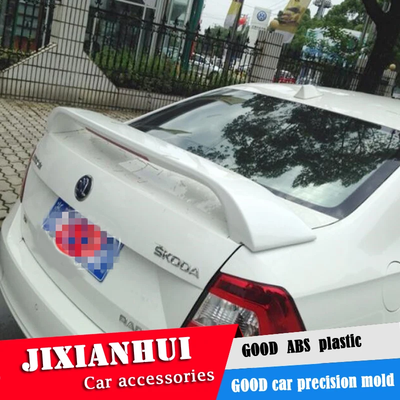Спойлер для Rapid spiler 2008 2013 Skoda спойлер DKRS ABS пластик цвет заднего крыла автомобиля