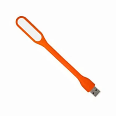 Оранжевый USB СВЕТОДИОДНЫЙ светильник аварийная лампа для внешнего аккумулятора компьютерный ночной Светильник для чтения - Цвет: Оранжевый
