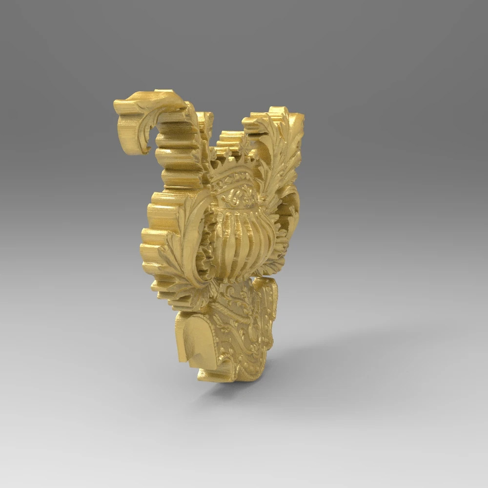 Летающая корона с качелями 3D модель STL формат файла CNC маршрутизатор ArtCAM Aspire Type3