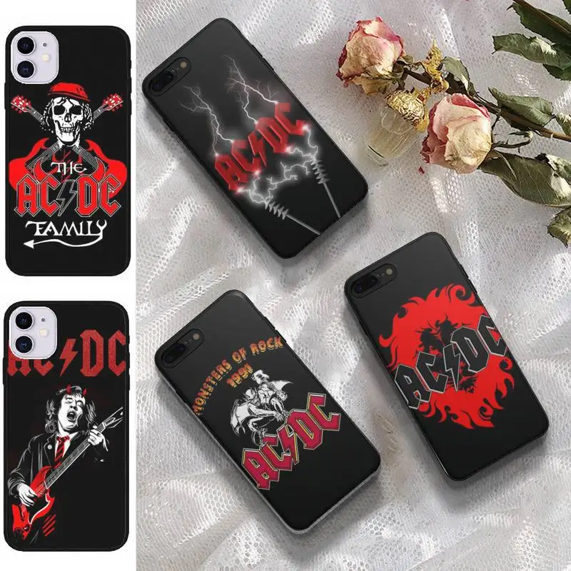 

AC DC Poster Music Phone Case For HUAWEI P10 P20 P30 P40 Mate 30 40 Lite Pro Fundas Shell Cover