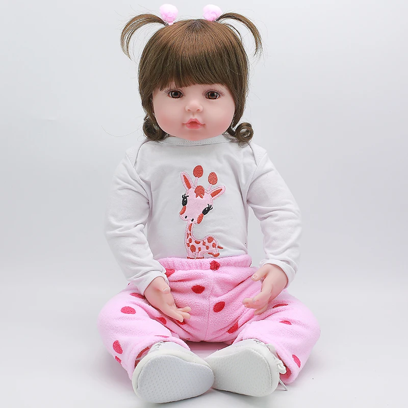 48 см все силиконовые куклы Bebe Reborn Детские реалистичные мягкие удобные игрушки