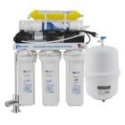 75GPD система фильтрации воды с обратным осмосом, 6 ступенчатый очиститель минеральной воды с баком и смесителем
