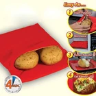 Кухонный мешок для микроволновой выпечки, красный, 1 шт.
