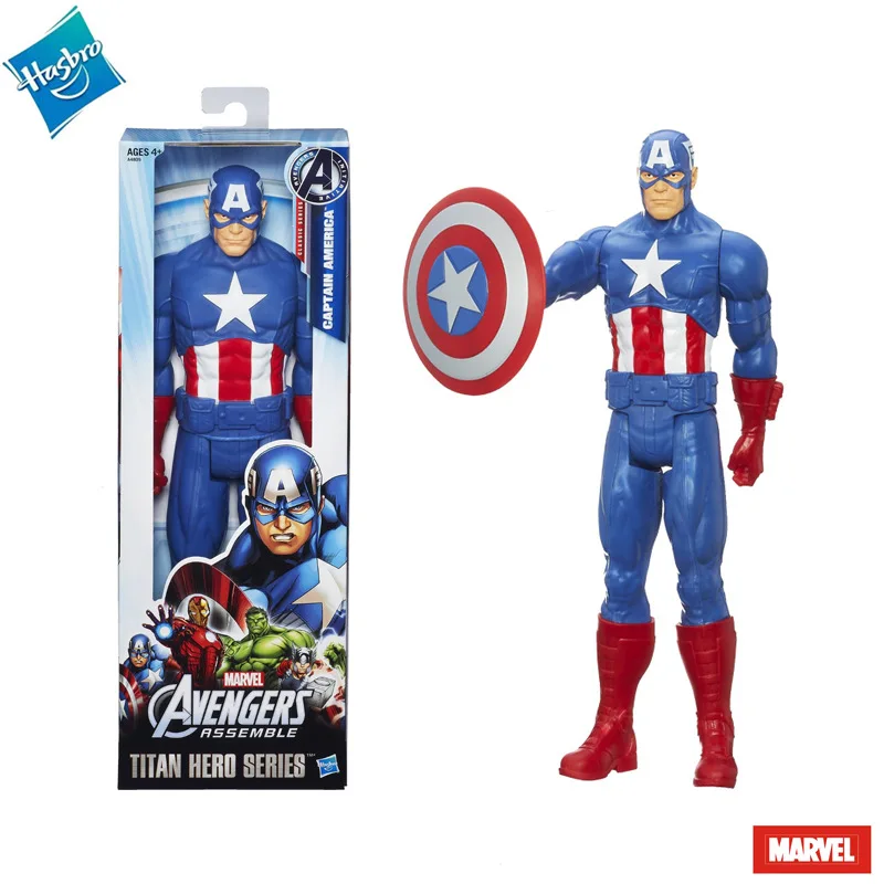 Marvel игрушки подлинные в коробке Большой капитан США ручной команды кукла фигурки