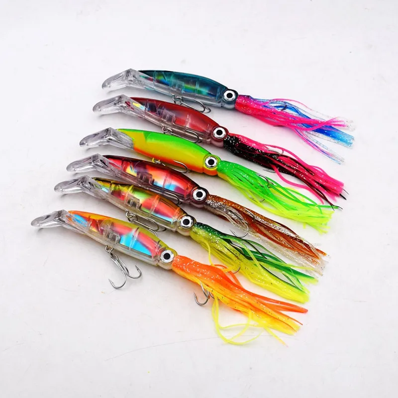 1 шт. жесткая рыболовная приманка для рыбы 40 г/14 см кальмар Высокоуглеродистая