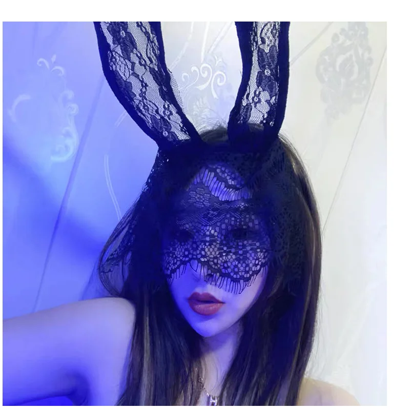 Сексуальная Милая Сетчатая Маска для лица в Корейском стиле кружевной головной