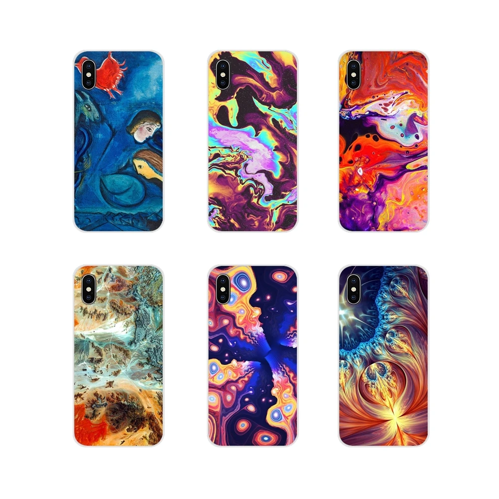 Trippy Art Картина маслом для Xiaomi Mi4 Mi5 Mi5S Mi6 Mi A1 A2 A3 5X 6X 8 CC 9 T Lite SE Pro аксессуары чехол