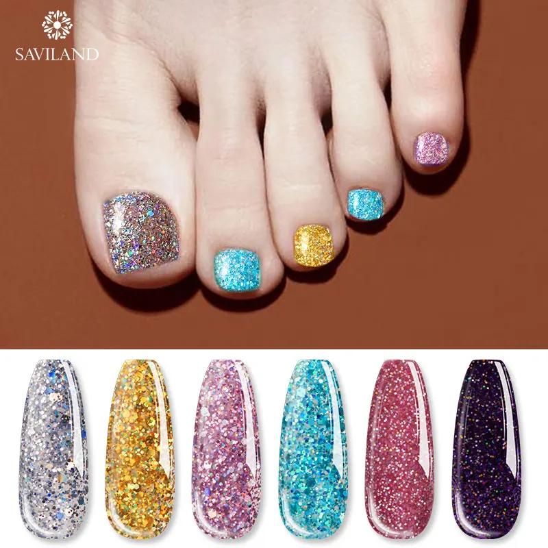 SAVILAND блеск Ploy гель для наращивания ногтей ремонт алмазный лак Акриловые Советы