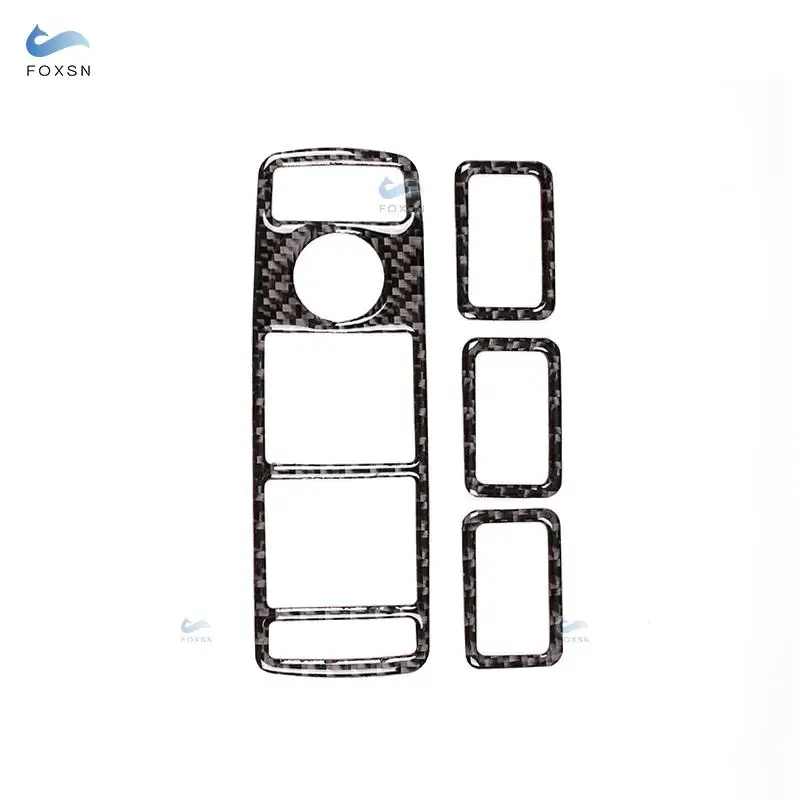 For Mercedes Benz W204 A B C E CLA GL GLA GLE ML Class Car Carbon Fiber Window Lift Switch Button Cover Trim | Автомобили и