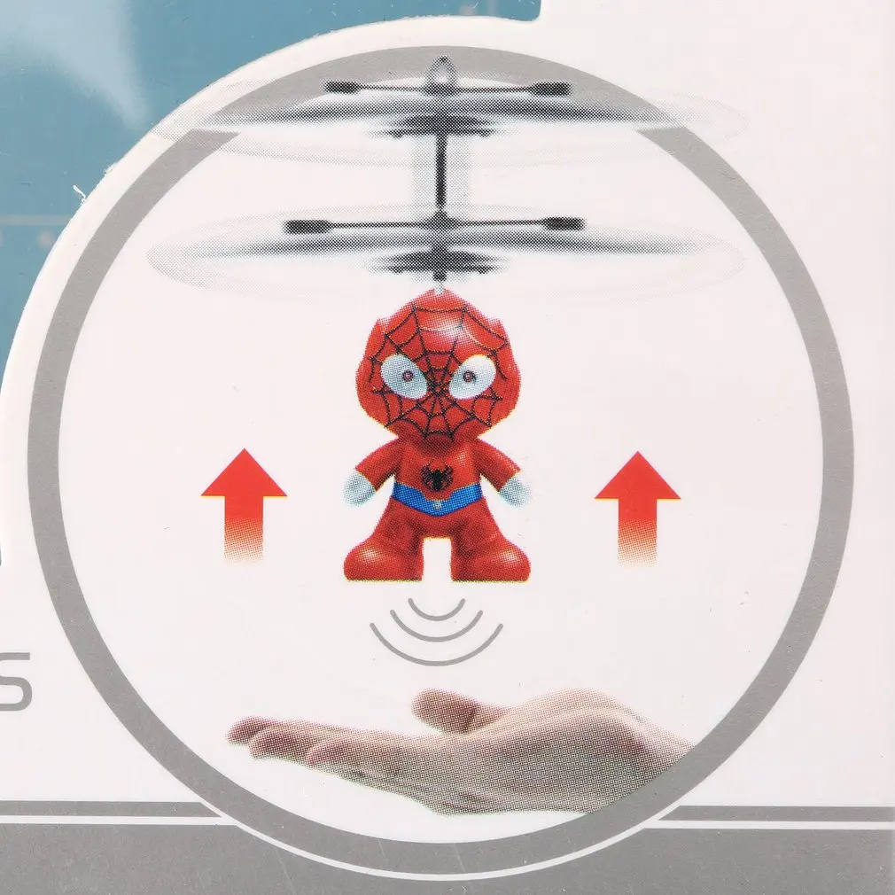 Rc Astronaut Aircraft Drone Airplane Remote Control Toy Flying Mini RC Infraed Induction Aircraft Flashing Light Toys for Kid