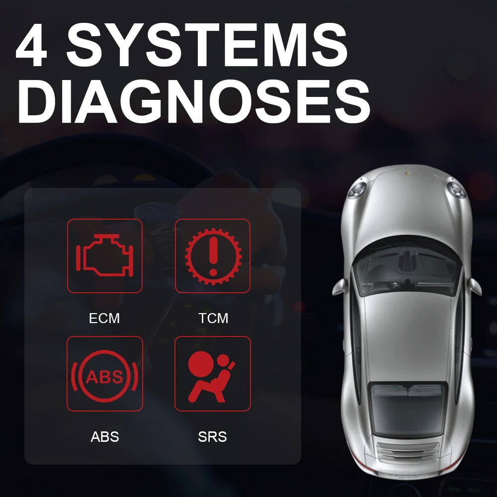 Диагностический сканер THINKCAR ThinkScan 609 для автомобиля профессиональный OBD2 полной