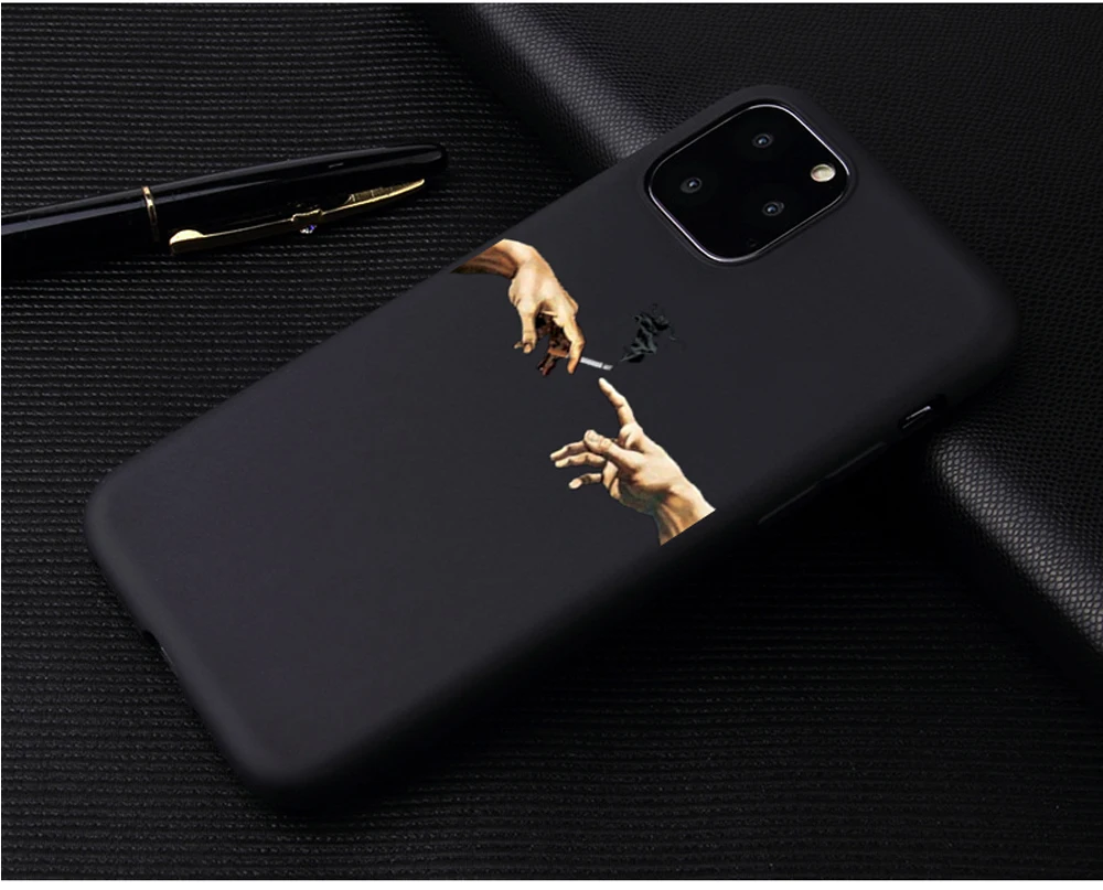 Мягкий силиконовый чехол для iPhone 11Pro 6 6s X 7 8 Plus 5S SE XS Max XR чехол для телефона
