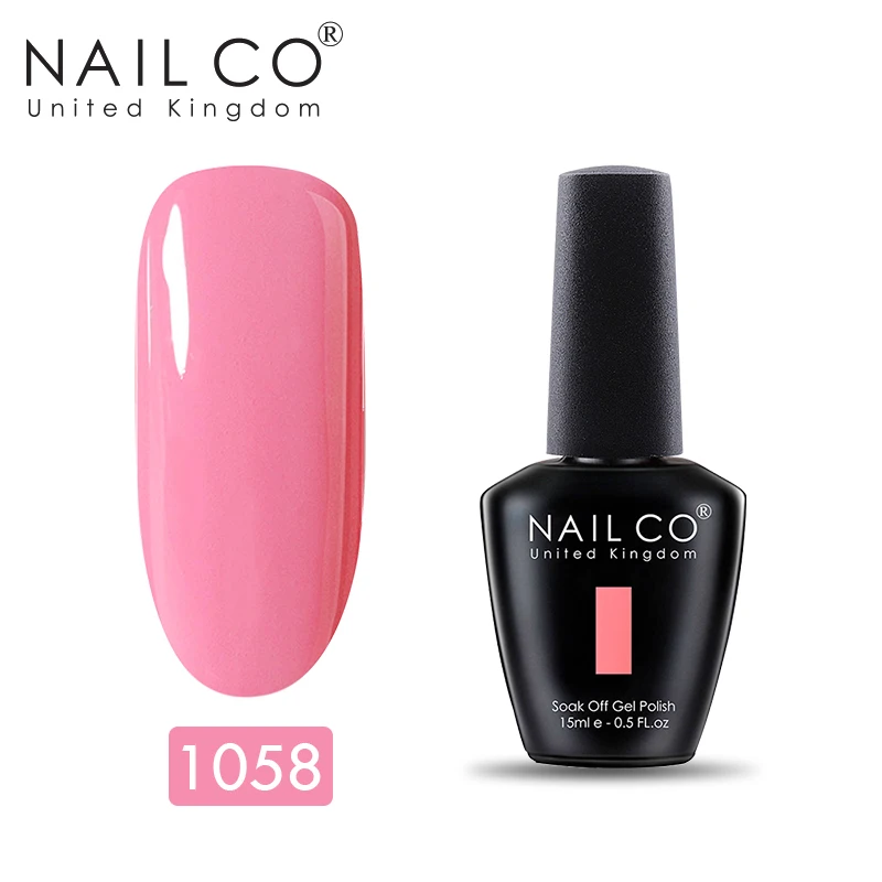 1058 NAILCO синяя серия лаков для ногтей 150 чистый цвет стойкий лак для ногтей Гибридный Esmalte дизайн ногтей гель лак - Цвет: 1058
