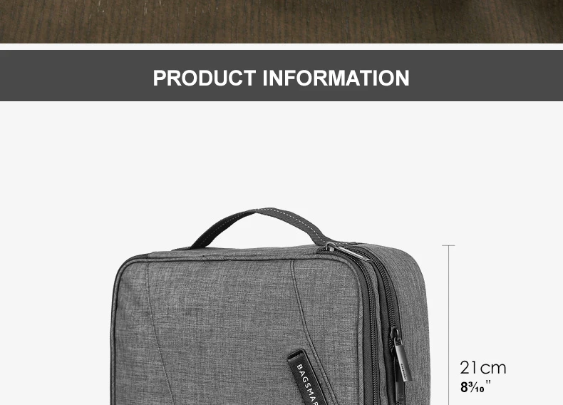 BAGSMART аксессуары для путешествий Сумки Дата кабель цифровая отделка сумка зарядное устройство провод сумка Mp3 наушники Usb флэш-накопитель сумка
