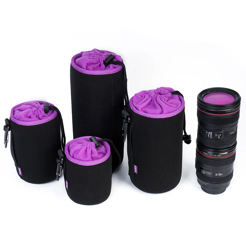 Водонепроницаемый чехол для объектива DSLR камеры мягкий видеокамеры с подкладкой