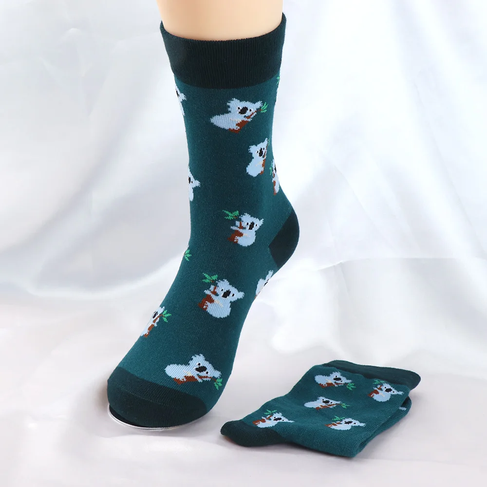 1 пара женские воздухопроницаемые носки с принтом | Женская одежда
