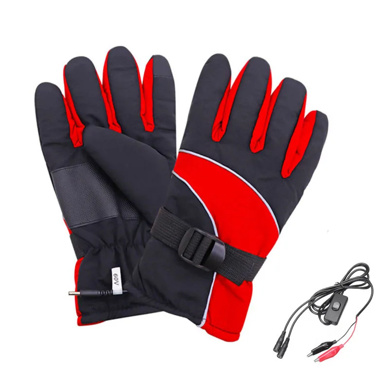 

Motorcycle Electric Heated Gloves Touch Screen Winter Gloves Warm Heating Gloves Waterproof Motorbike Temperature Adjustable