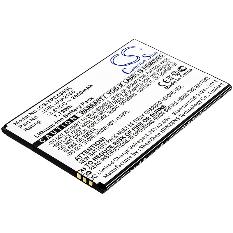 

Аккумулятор Cameron Sino для TP-Link Neffos C5 Plus,TP7031A,TP7031C