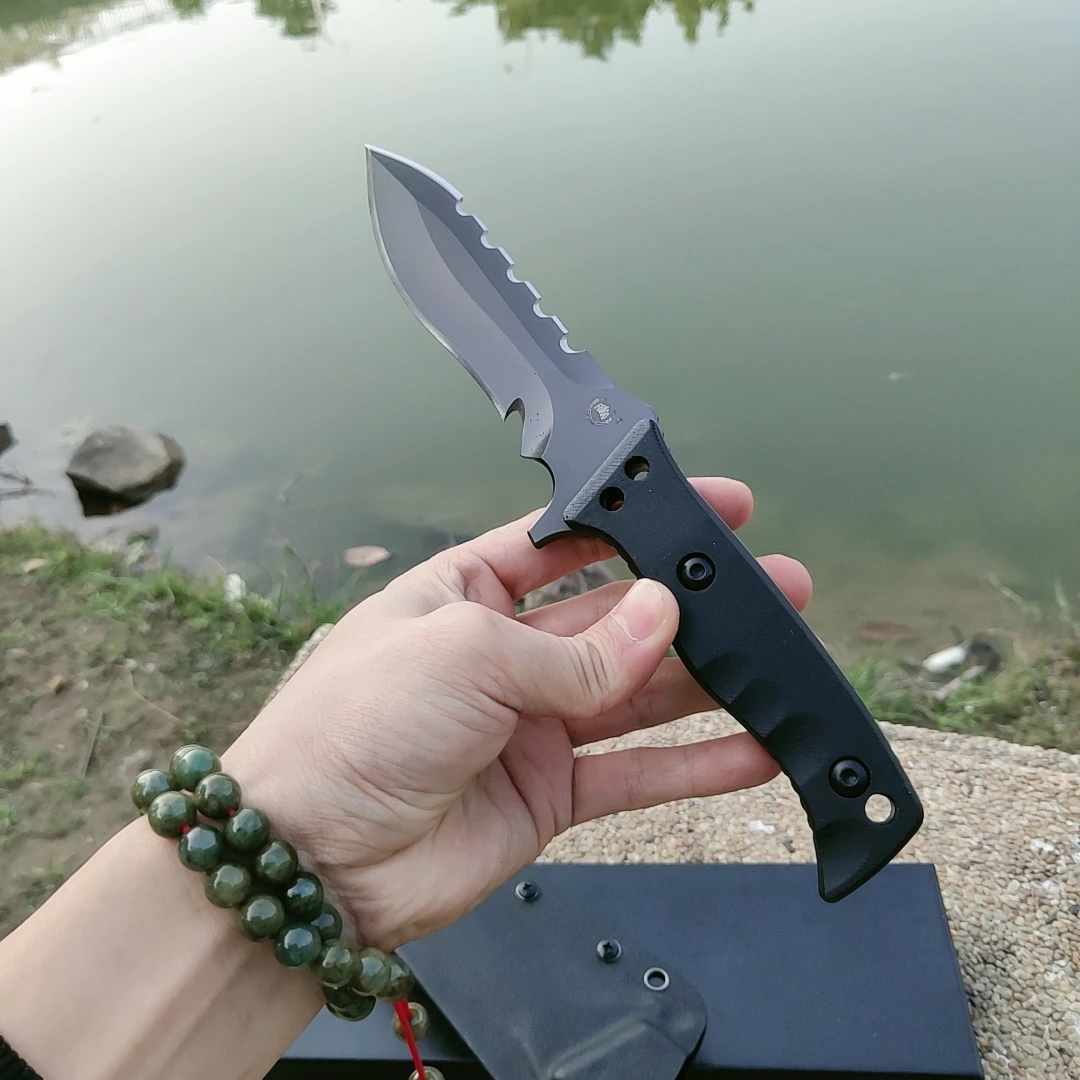 Kukri Fixed Blade Machete Tactical Hunting Knife Military Combat Slaughter Self Defense Knives Survival Camping Tool | Инструменты