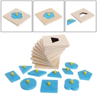 montessori shapes sorting puzzle geometry board education preschool kids toys
