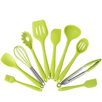 titanium cookware sets silicone kitchenware 10 sets of kitchen cooking processing tools