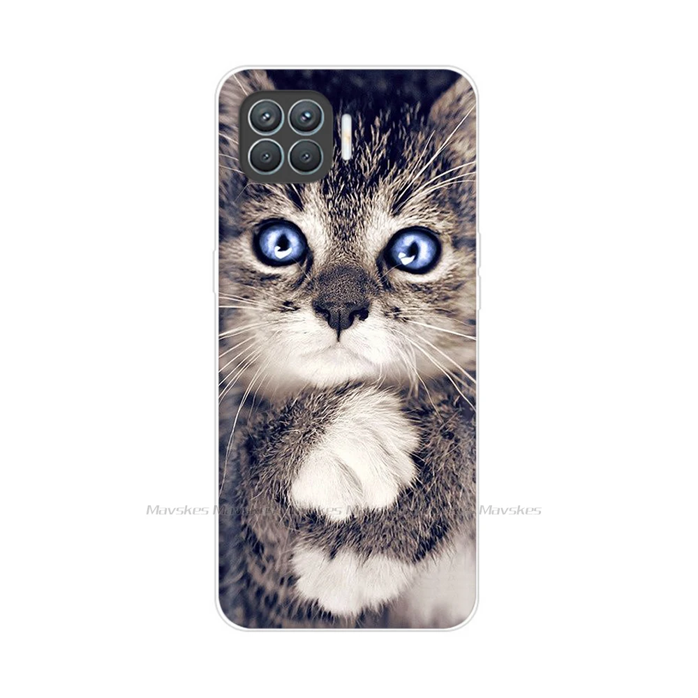 For Oppo Reno 4 Lite Case Transparent Soft Siilcone Back Cover for OPPO Reno4 Lite CPH2125 Case TPU Bumper Reno4Lite Cover Coque