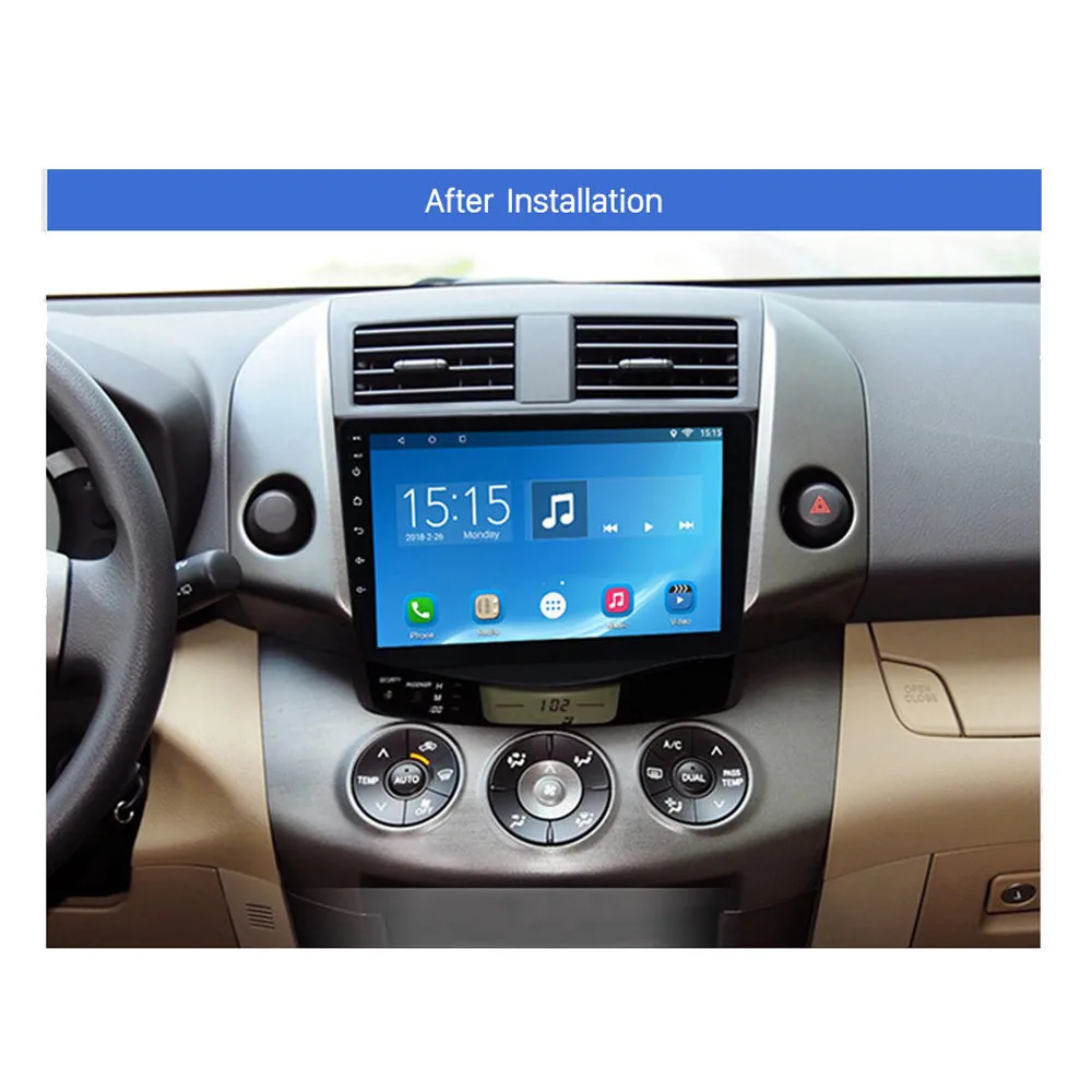 Автомобильный мультимедийный плеер стерео-система на Android 9 1 с &quotэкраном GPS Wi-Fi MP5